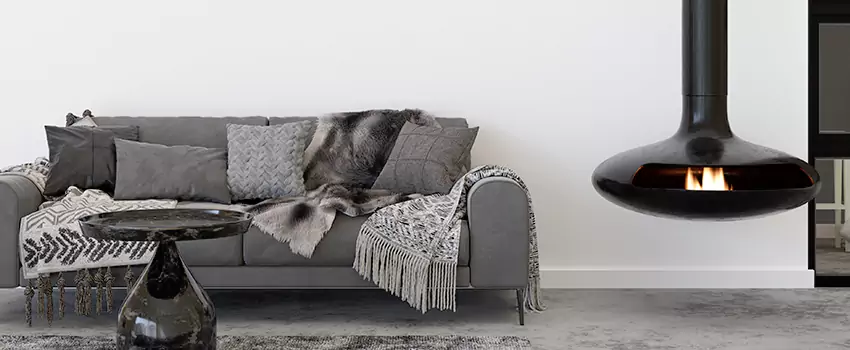 Circular Hanging Fireplace Installation Services in Murphy, TX